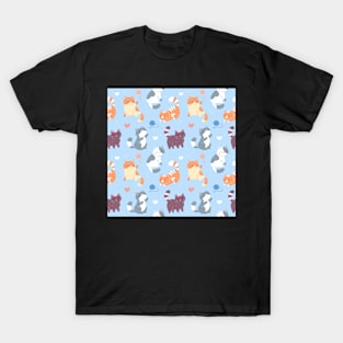 Kittens and Yarn Pattern T-Shirt